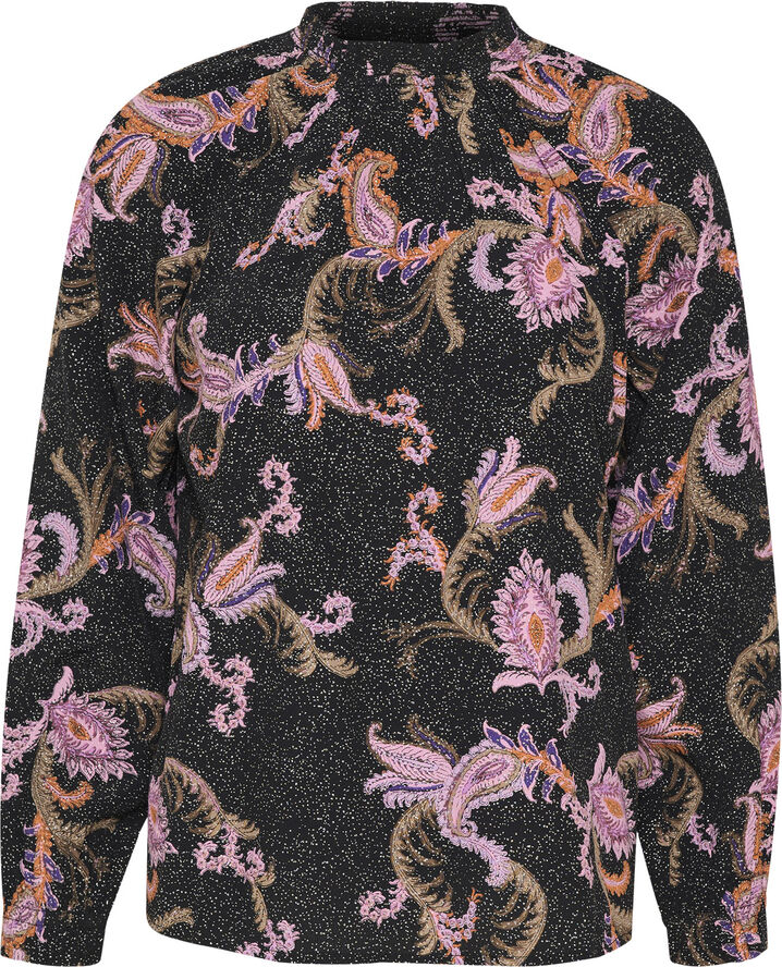 Saint Tropez BeninaSZ Blouse Black paisley