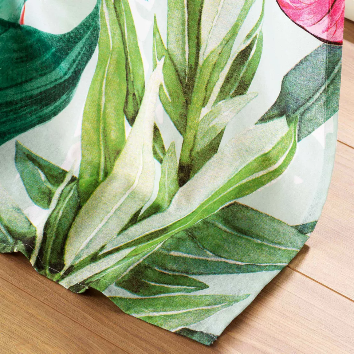 Rideau coton (140 x 260 cm) Louisiane Vert