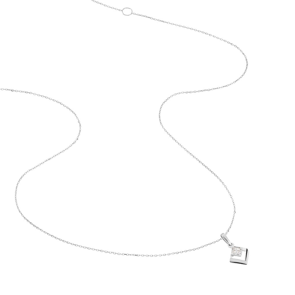 Collier Liana Or Blanc Diamant