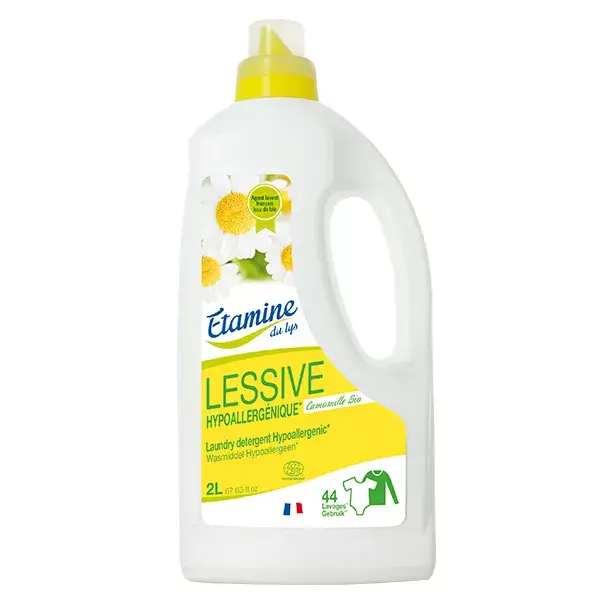Detergente líquido hipoalergênico orgânico Étamine du Lys 2L
