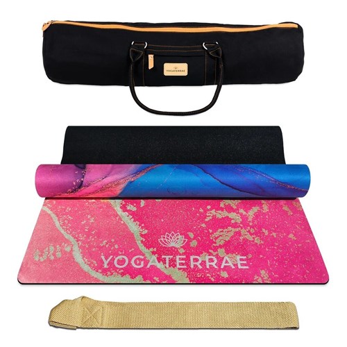 Tapis yoga microfibre aravinda   sac