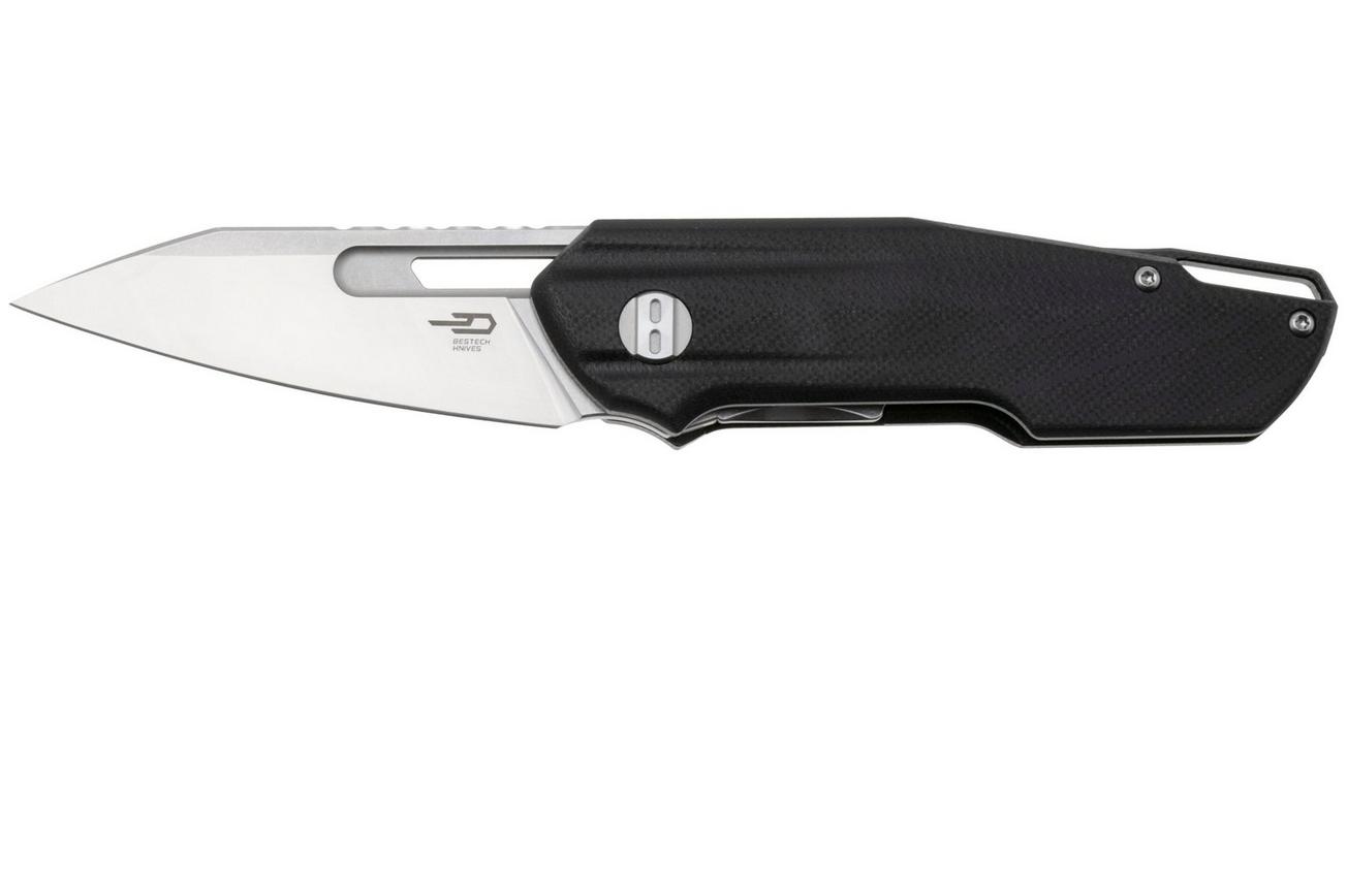 Bestech Toddler BG64A Satin 14C28N, Black G10, zakmes