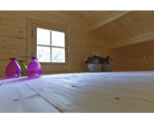 Outdoor Life Colorado tuinhuis met vloer en dakshingles, 675 x 490 cm, naturel