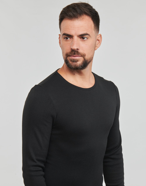 Damart - CLASSIC LONG SLEEVE ROUND NECK T-SHIRTGRADE 3 - Noir