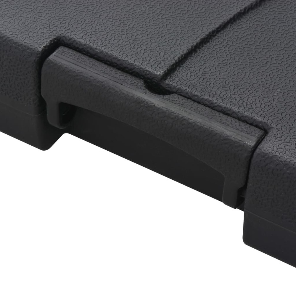 Parasol mobilier de jardin avec base portable diamètre : 3 m anthracite
