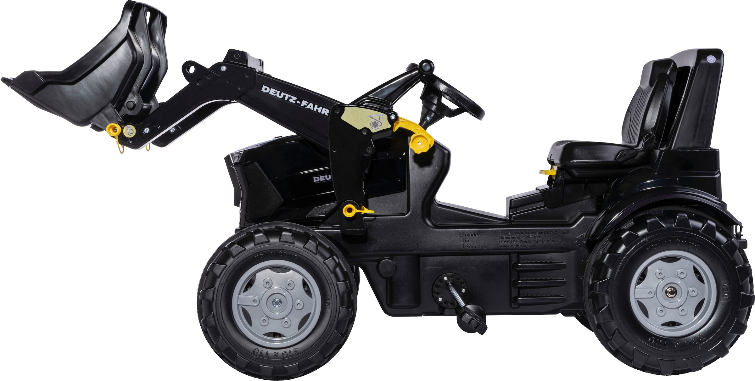 rolly toys® Trettraktor »rollyFarmtrac Premium II DF 8280 TTV Warrior« mit Frontlader, BxTxH: 150x54x75 cm