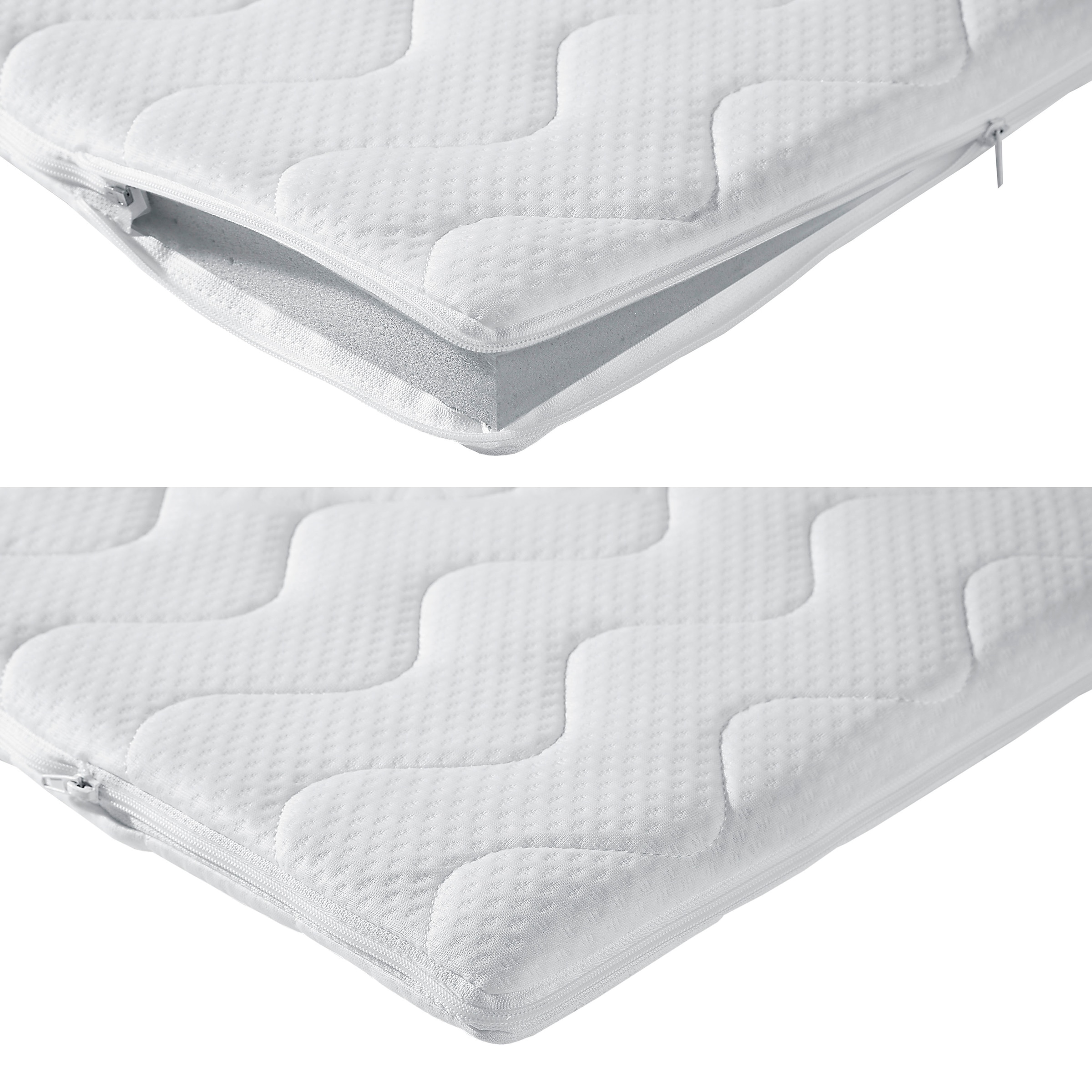 andas Boxspringbett »Salo« Ohne Kopfteil, inkl. Topper, auch in Überlänge 220 cm
