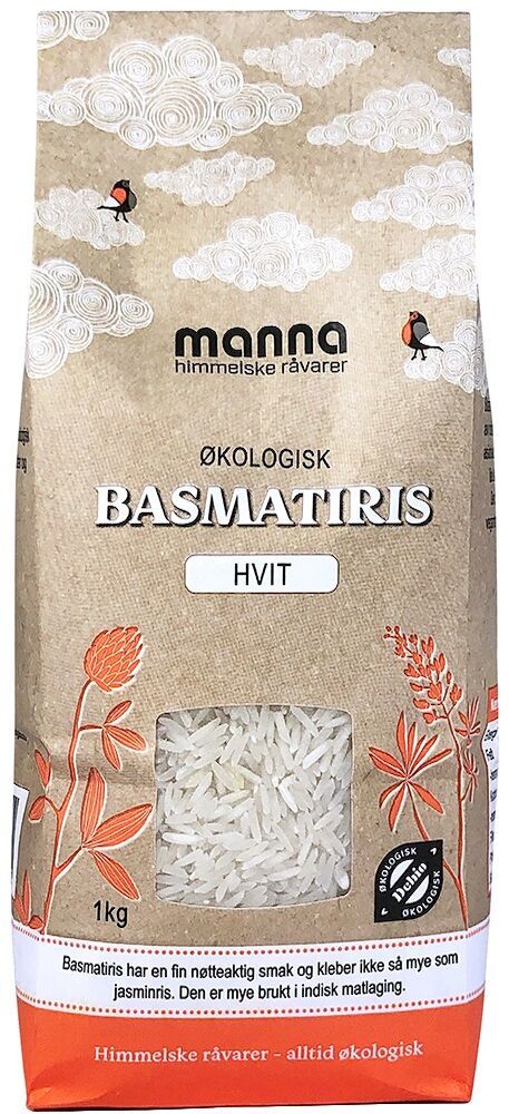 Manna Basmatiris Hvit