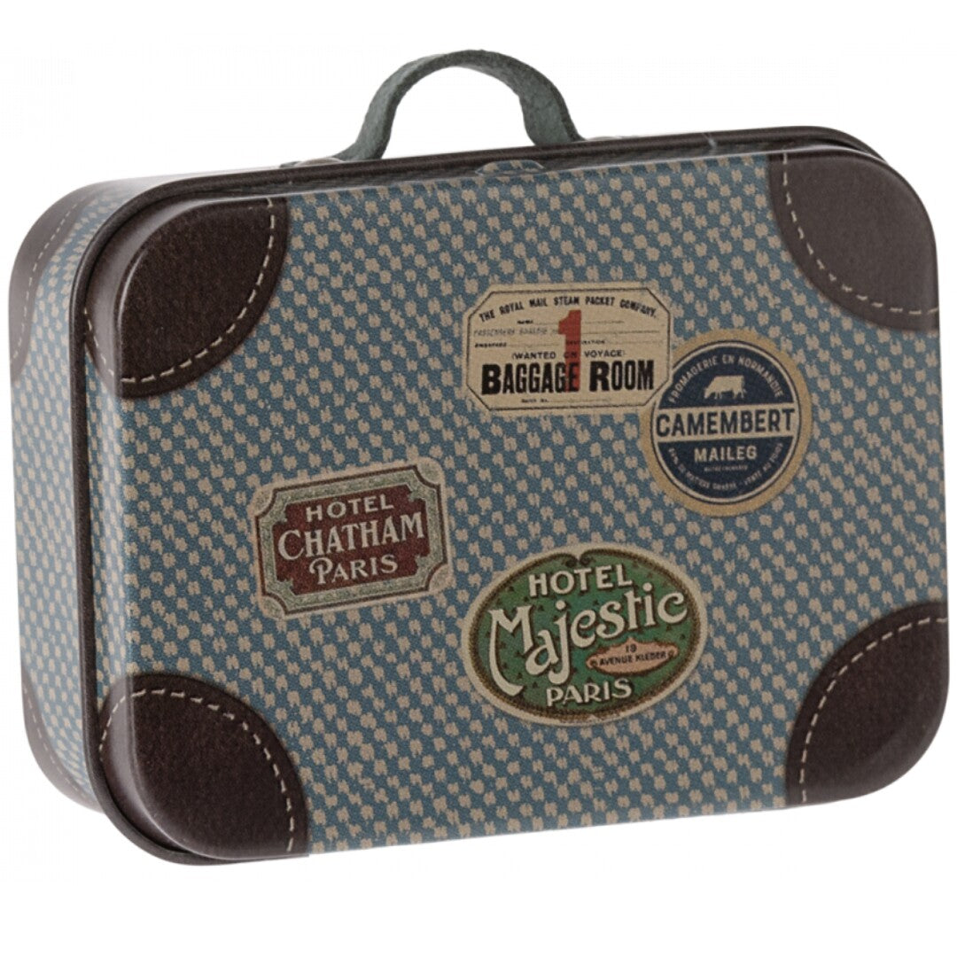 Maileg koffertje travel blue- 7,5 cm
