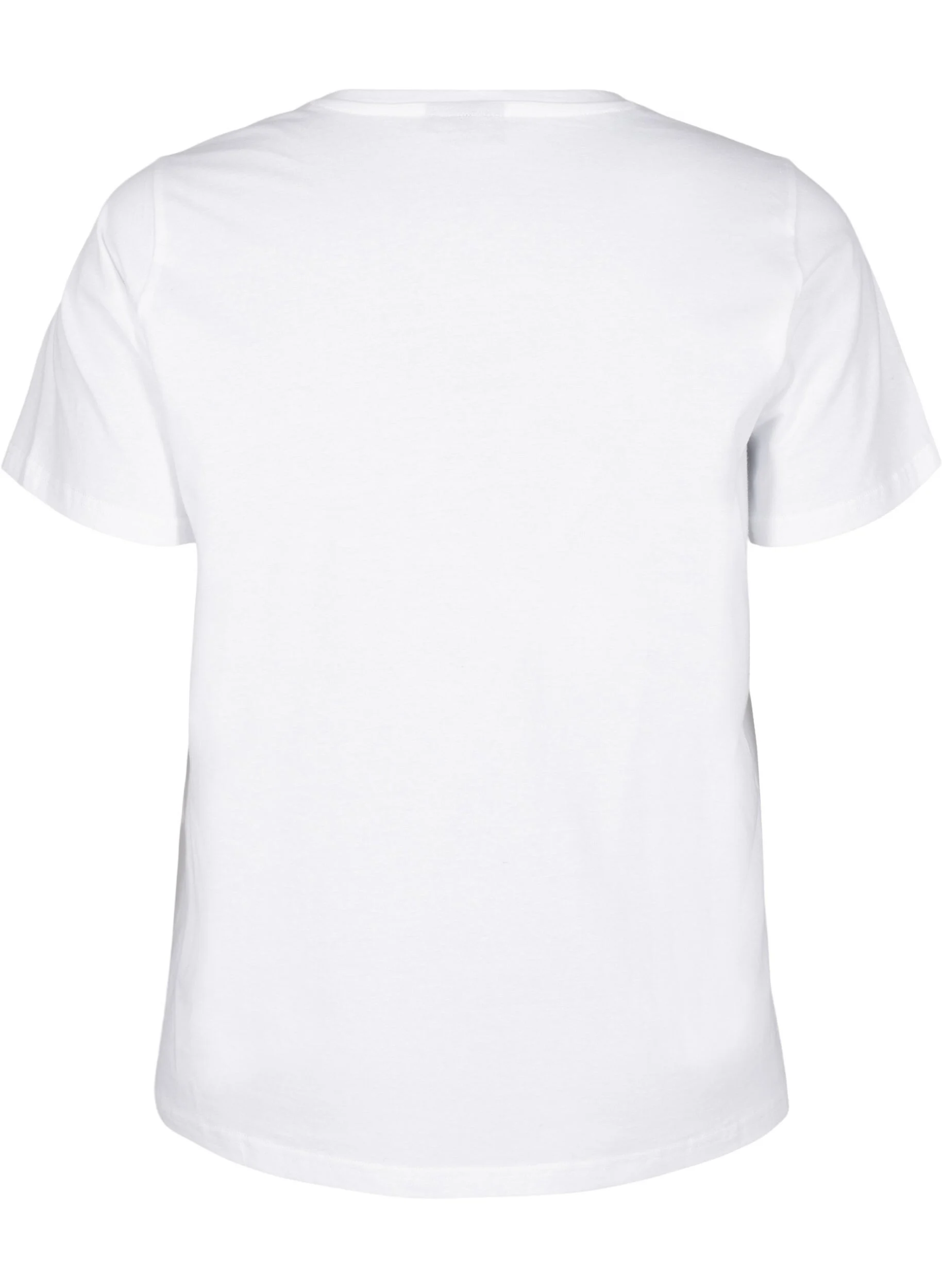 T-shirt i økologisk bomuld med motiv