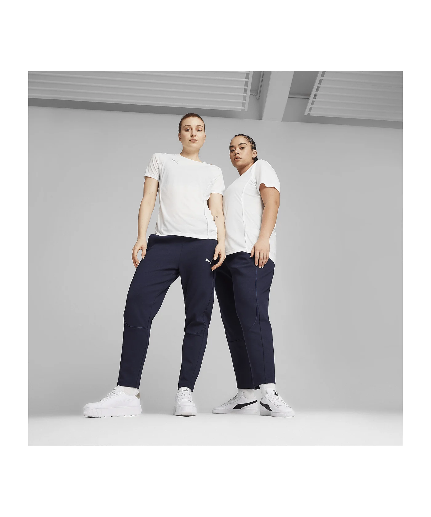 PUMA teamFINAL Casuals T-Shirt Damen Weiss F04