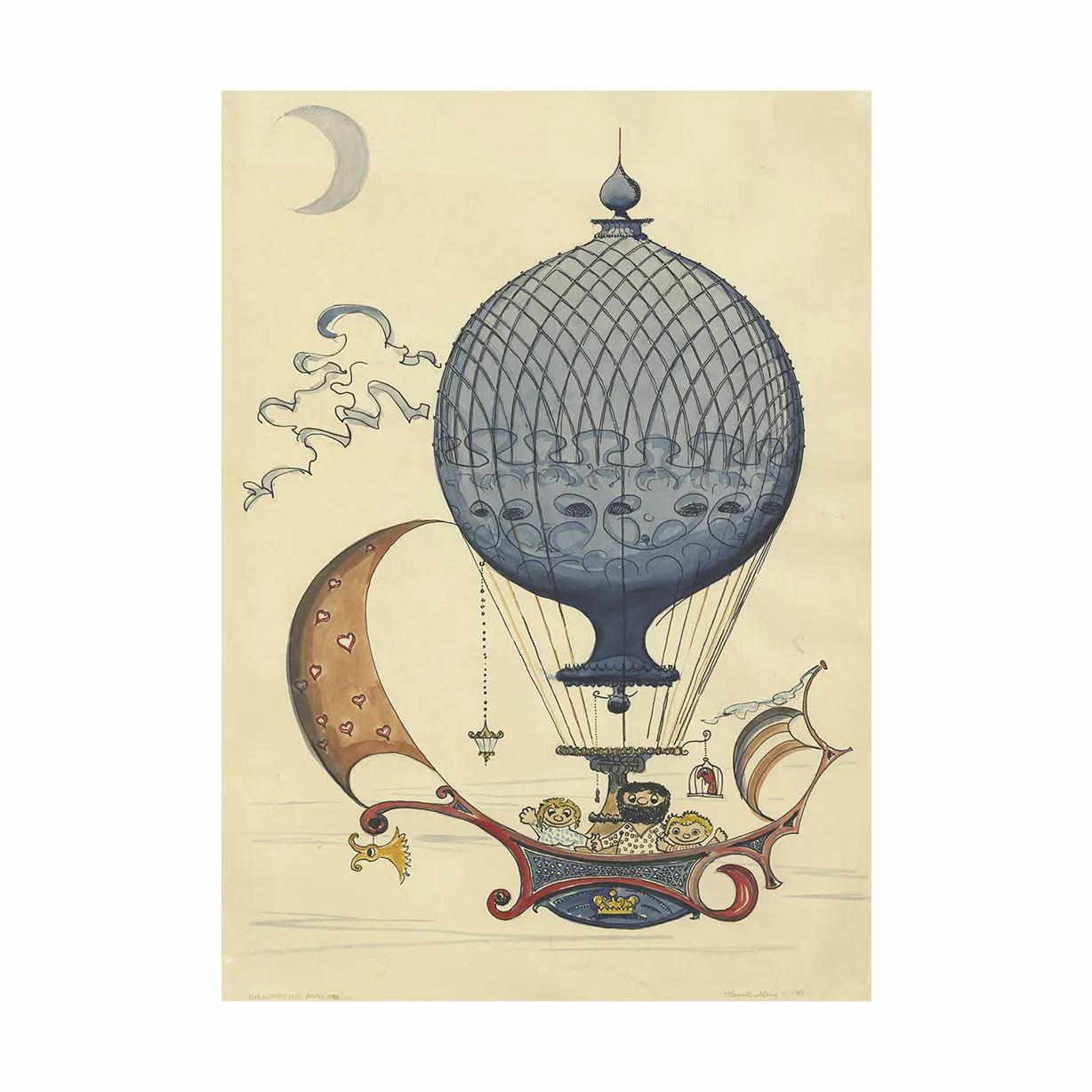 Architectmade Plakat - Ballonrejse