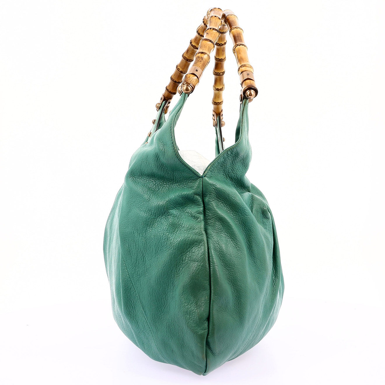 Gucci Sac Cabas en Cuir vert Etat: Très bon état - Longueur 43 cm