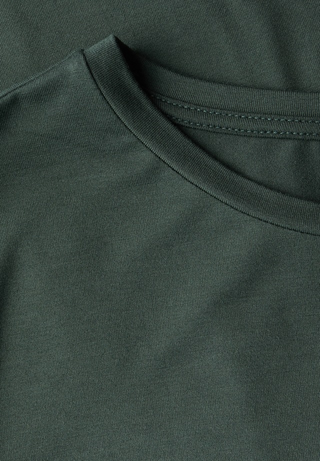 STREET ONE Shirtkleid Ohne Taschen Sommerkleid mit Schlitzdetail