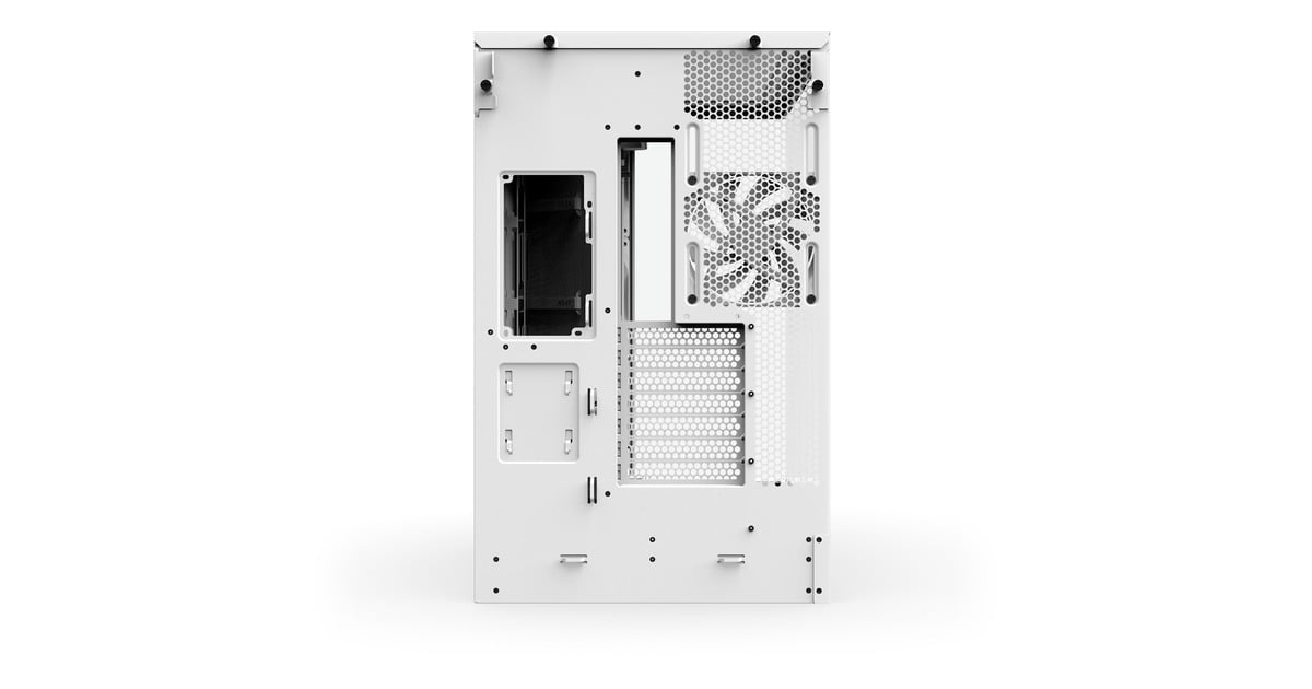 NZXTH9 Flow midi tower behuizing  (Wit (mat) | 2x USB-A | 1x USB-C | Tempered Glass)