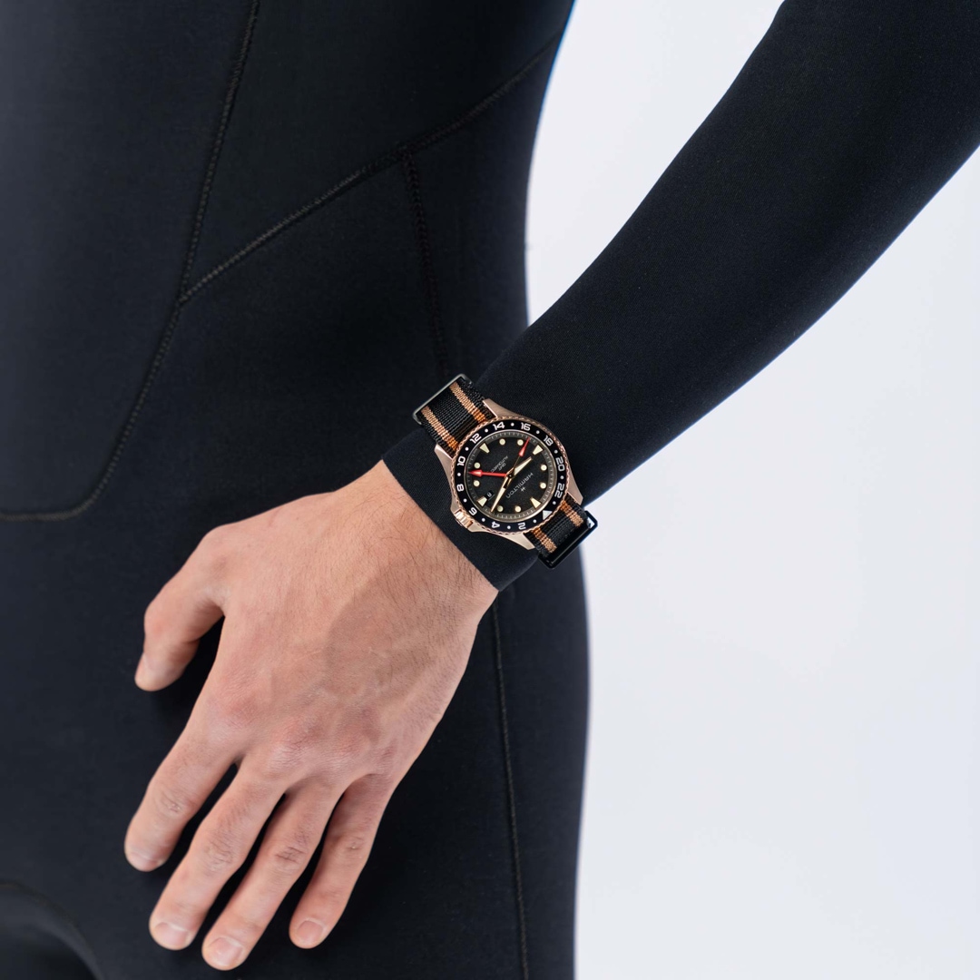 Hamilton Khaki Navy Scuba Auto GMT 43 Bronze
