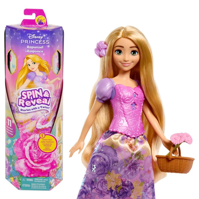 Disney Princess - Spin & Reveal - Rapunzel Puppe