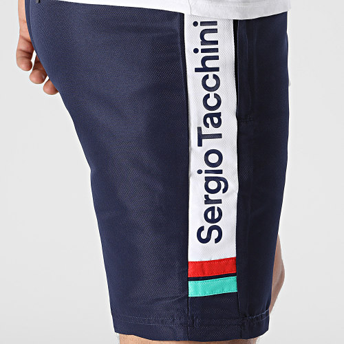 Short Jogging A Bande Jura 39971 Bleu Marine