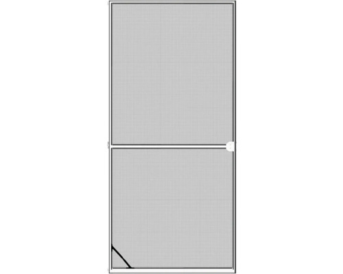 Insectenhor aluminium telescopische deur wit 100x215 cm