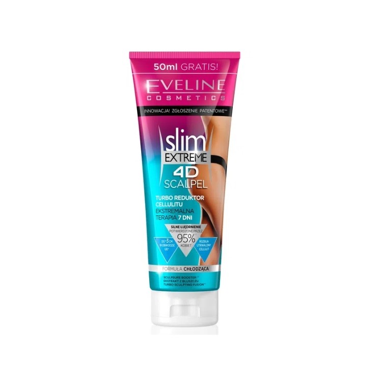 Eveline 4D Slim Extreme Scalpel Turbo Cellulite-Reduzierer 250 ml