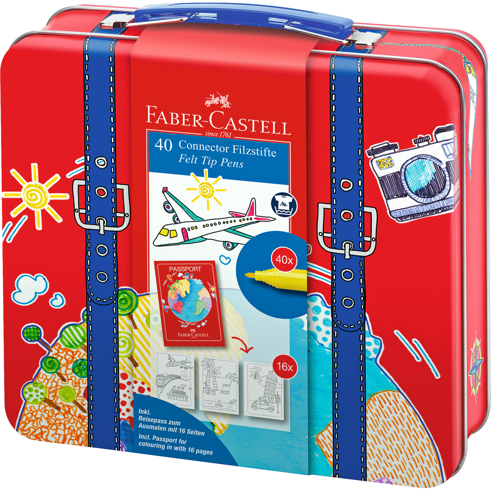 Faber Castell Filzstifte Connector 40 St