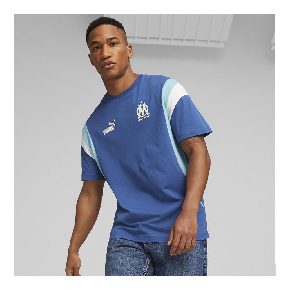 Puma OM ARCHIVE - Tee-shirt Homme clyde royal/puma white