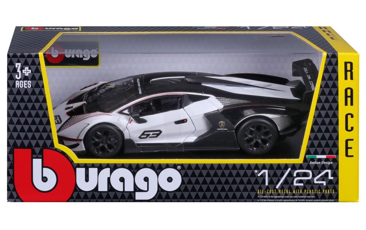 Race Lamborghini Essenza SCV12 Weiss 1:24Sammlermodell im Massstab 1:24