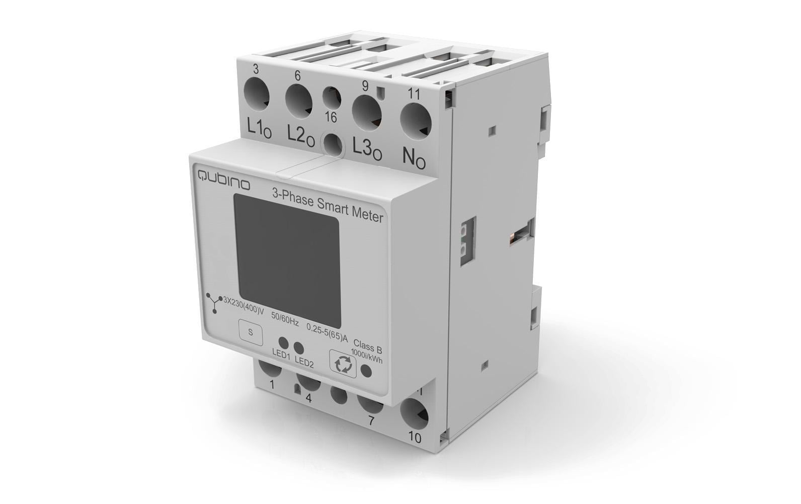 3-Phasen Smart Meter<br>Gerät zur Messung der Energie in einem Dreiphasen-Stromnetz