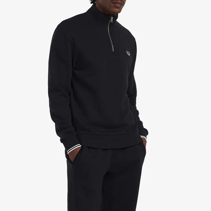 Fred Perry Half Zip Sweatshirt Heren