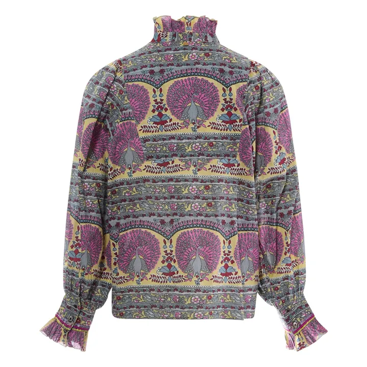 Antik Batik Blouse Tala Voile de Coton | Jaune