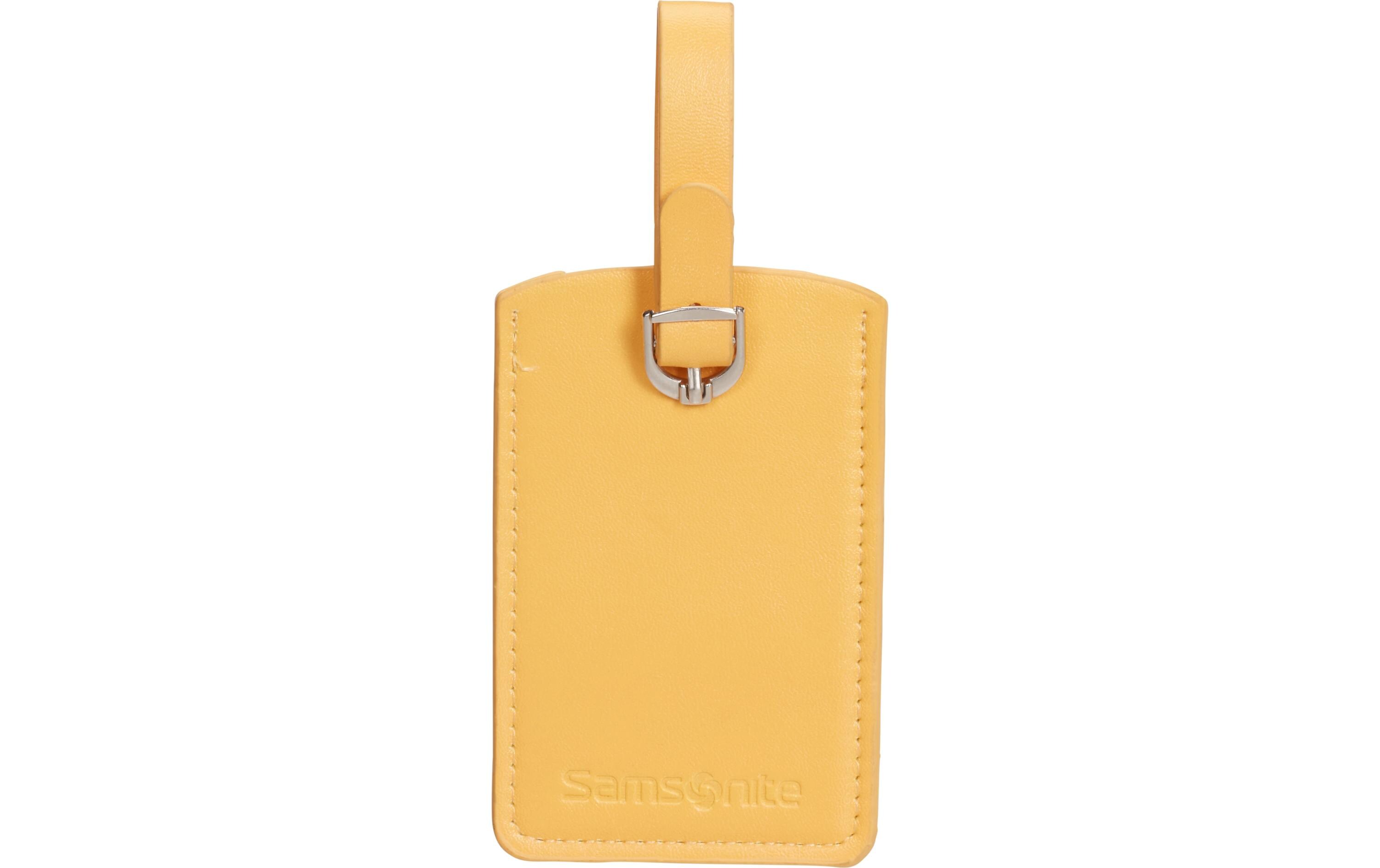 G.T. Rectangle Luggage Tag 2 Stück, GelbGepäckanhänger