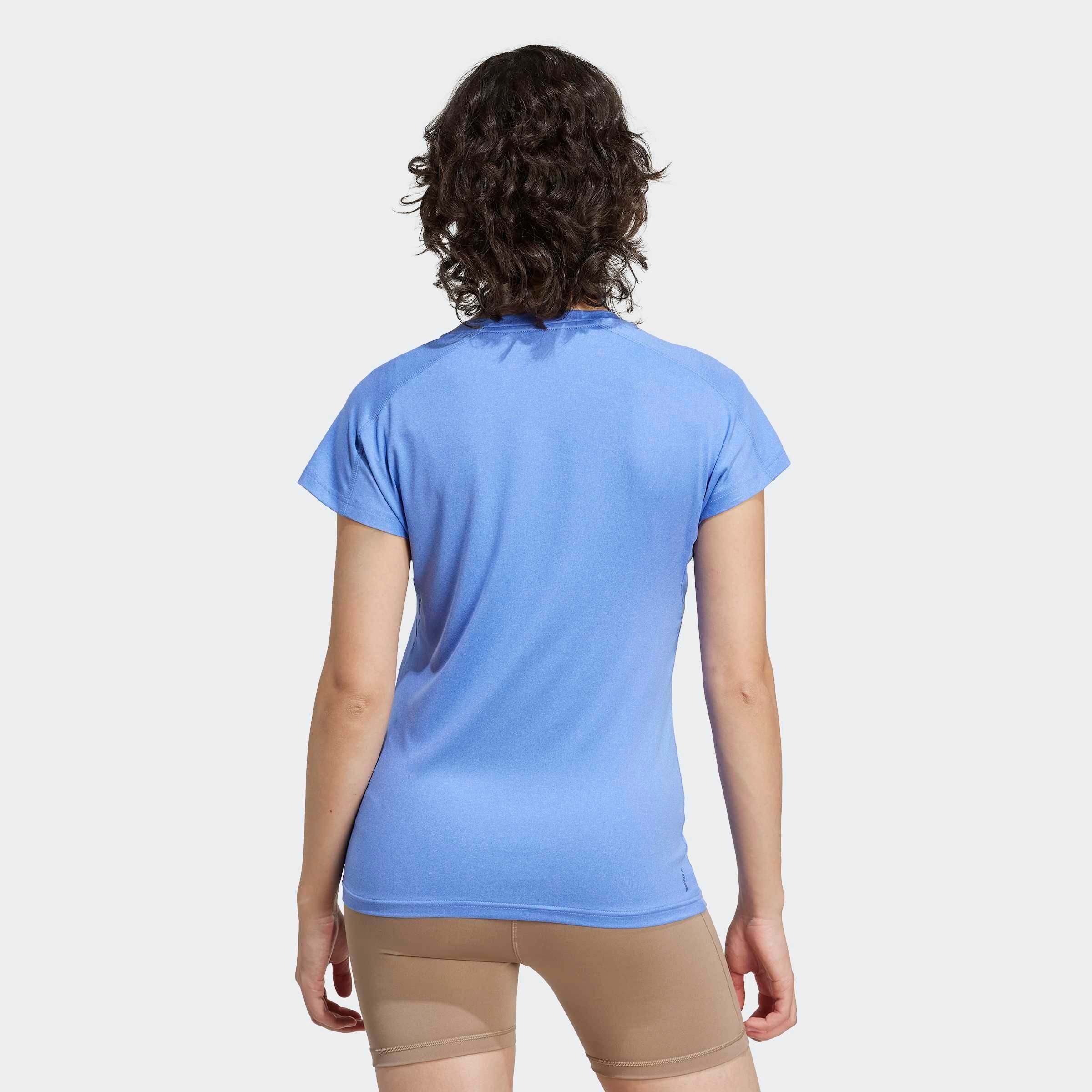 adidas Performance T-Shirt »AEROREADY TRAIN ESSENTIALS MINIMAL BRANDING V-NECK«, Trainingsshirt, feuchtigkeitsabsorbierend mit V Ausschnitt