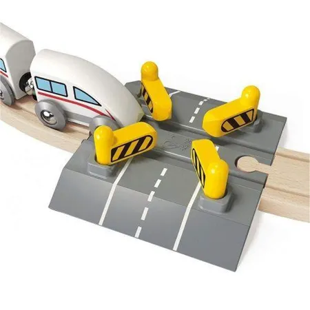 Hape Eisenbahnwelt Bahnübergang mit automatischer Schranke