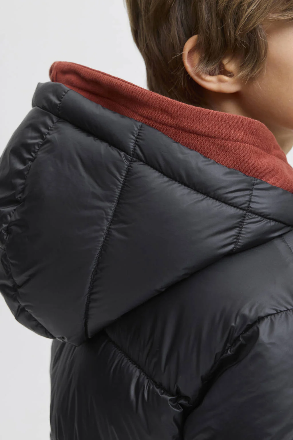 JACK & JONES JUNIOR gewatteerde jas zwart