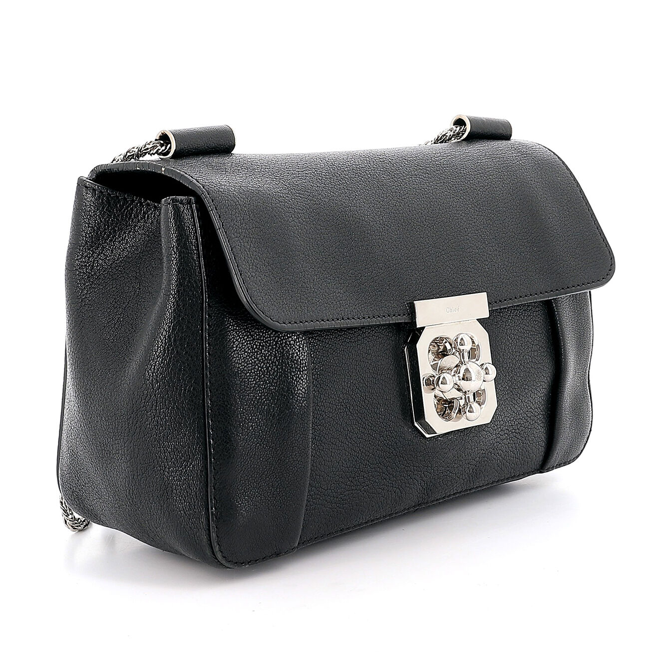Chloé Sac bandoulière elsie chloé en Cuir noir Très bon état - 25x18 cm