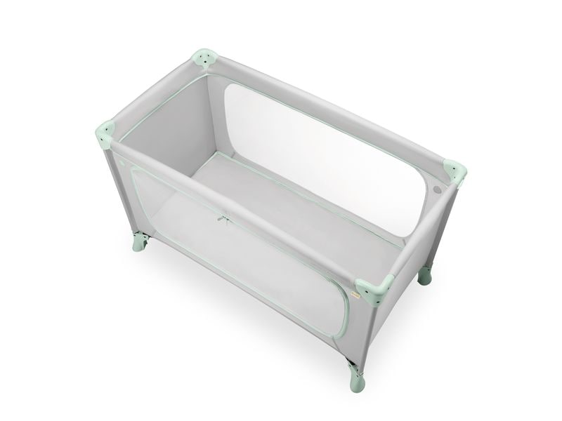 Hauck Reisebett Dream N Play Plus Dusty Mint Komfortables Reisebett und Laufstall zugleich