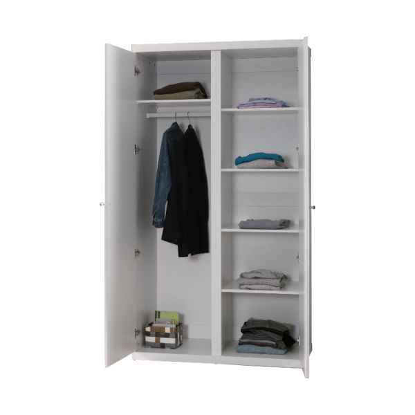 Vipack Robin Kledingkast Wit 2-Deurs