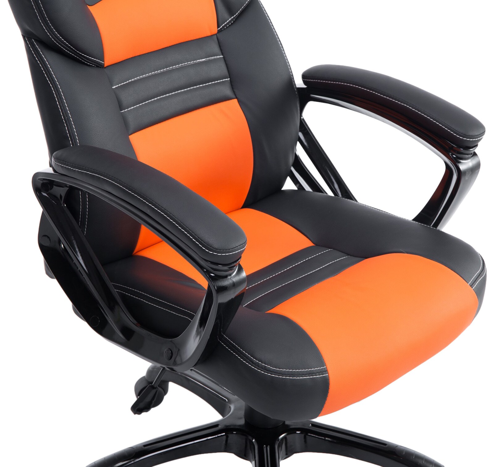 CLP Racing Gaming Bürostuhl Pedro XL I Höhenverstellbarer Chefsessel Mit Kunstlederbezug I Gaming Stuhl Mit Bis 150 KG Belastbarkeit
