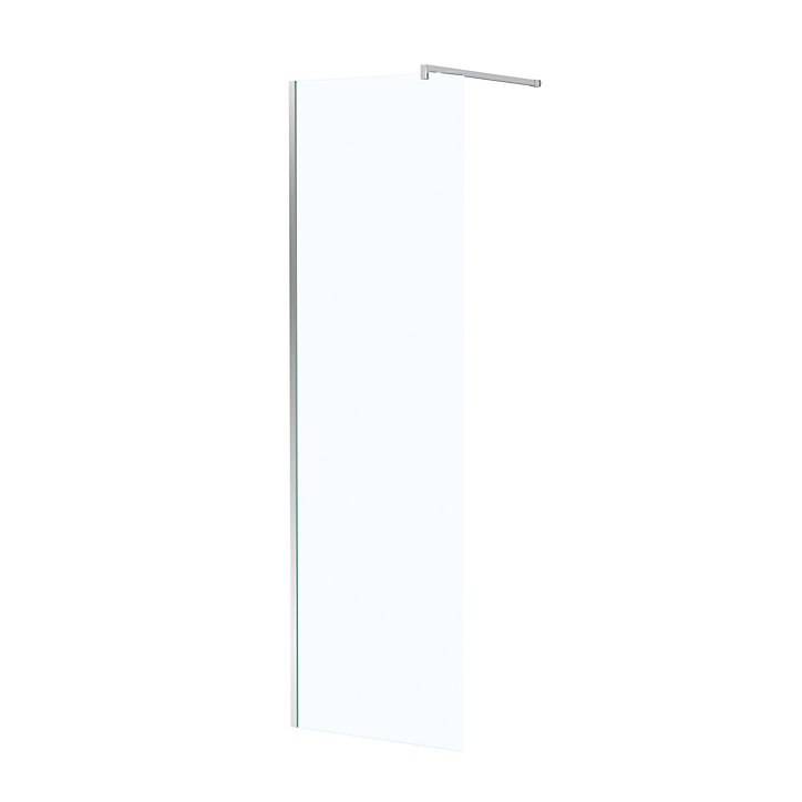 Paroi de douche à l'italienne H.195 x l.60 cm, ép. 5 mm, profilé chrome, Galedo Essentiel