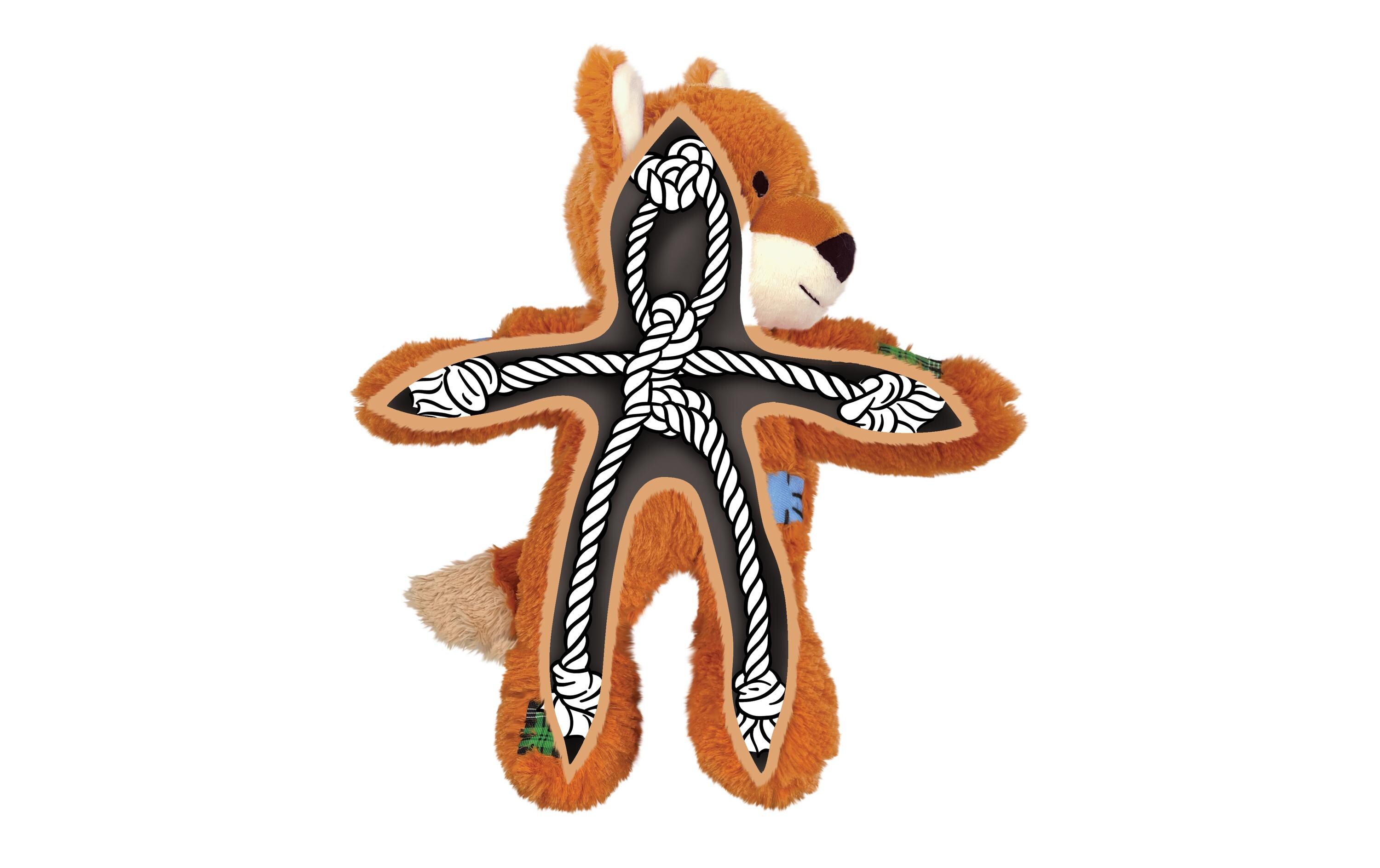 Wild Knots Fuchs S/M, 19 x 8 x 24 cmHunde-Spielzeug für Ihren vierbeinigen Freund