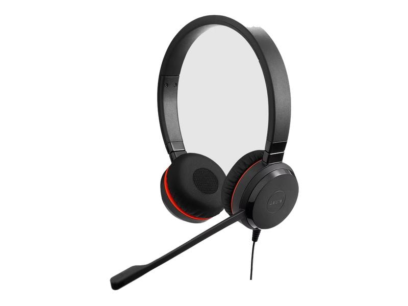 Jabra Headset Evolve 20SE MS Duo Schnurgebundenes, binaurales Headset für VoIP-Softphones
