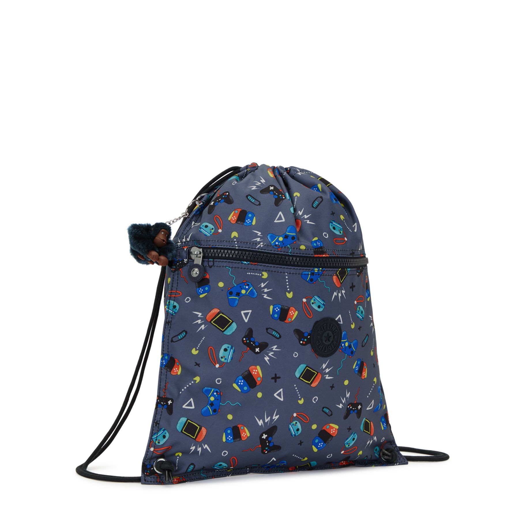 SUPERTABOO Sac moyen avec cordon de serrage - Gaming Grey