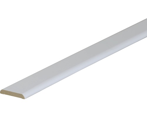 Behanglijst, effen wit, 5x30x2600 mm