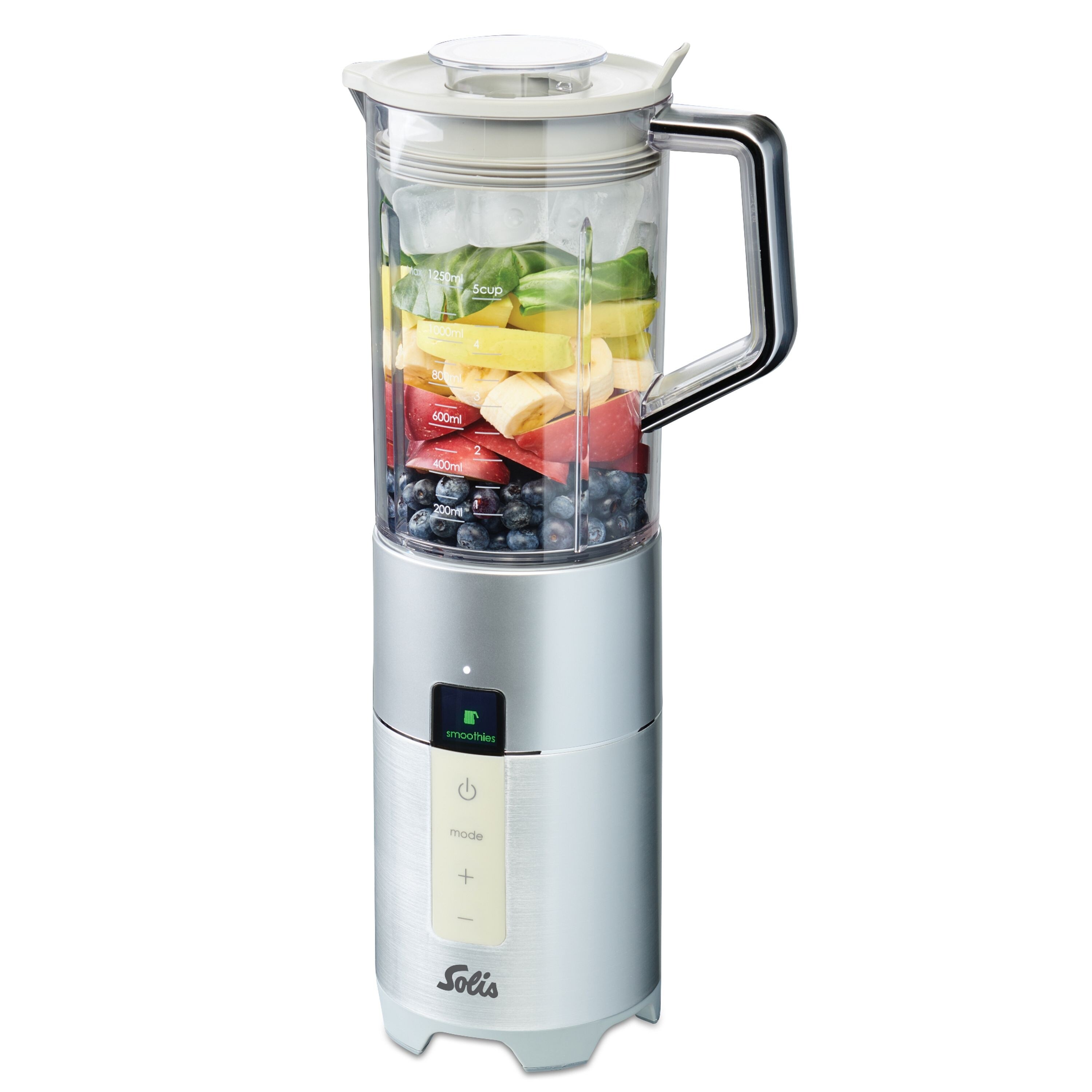 Solis Standmixer, 1000 W, 600 ml Trinkbecher, 4 Klingen