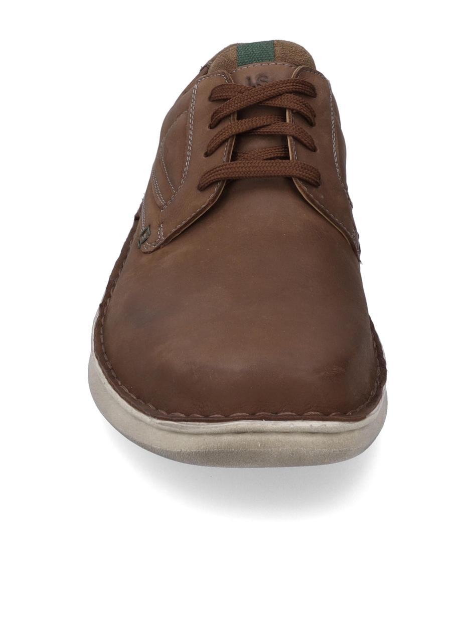 Halbschuh Alan 03, tabak-kombi