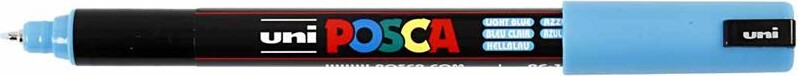 Posca Tusch - Nr. Pc-1Mr - Tykkelse 0,7 MM - Lyseblå