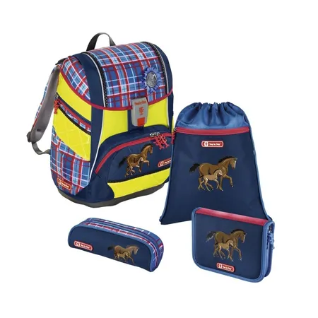 Step by Step 2in1 DIN Schulranzen-Set Horse Family, 4-teilig