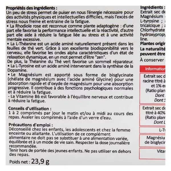 Dissolvurol Rodiol+ 30 comprimidos