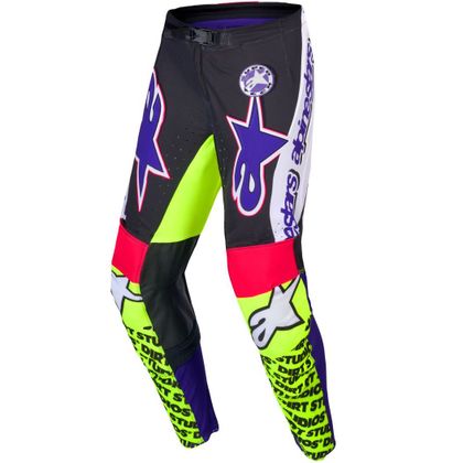 Pantalon cross Alpinestars SUPERTECH - DIRT STUDIO 2025 - Blanc / Violet