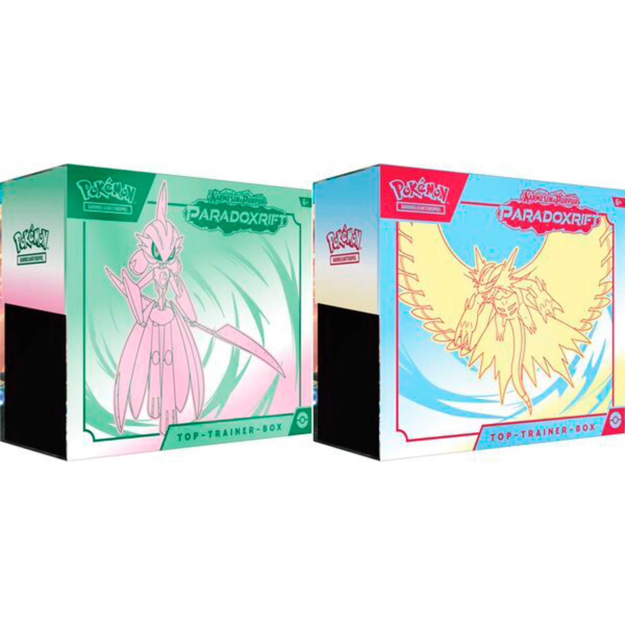 Amigo Sammelkarten Pokémon-TCG: Karmesin & Purpur – Paradoxrift Top-Trainer Box